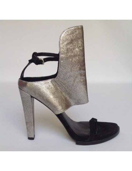 Sandales hautes  argentées ALEXANDER WANG T38,5
