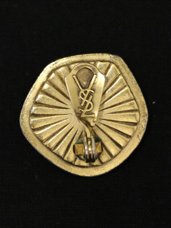 Clips YSL centre résine noire