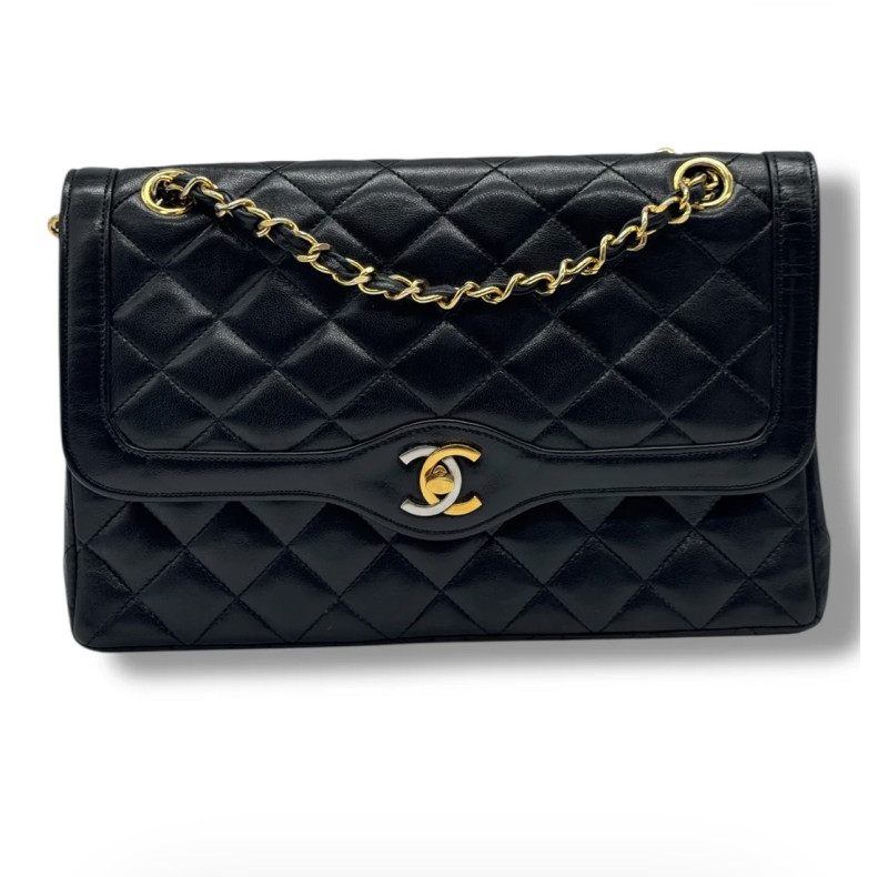 Sac Chanel Couture matelassé noir