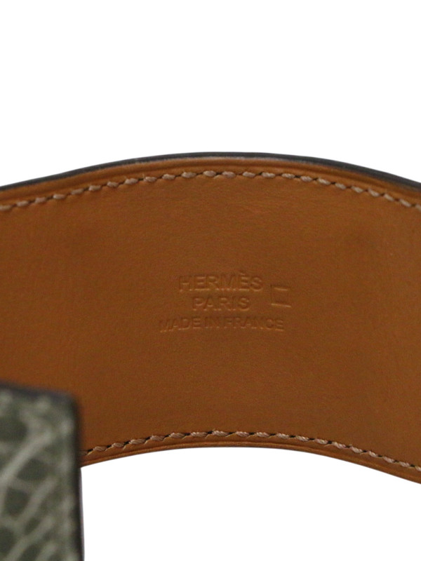 Bracelet CDC alligator gris