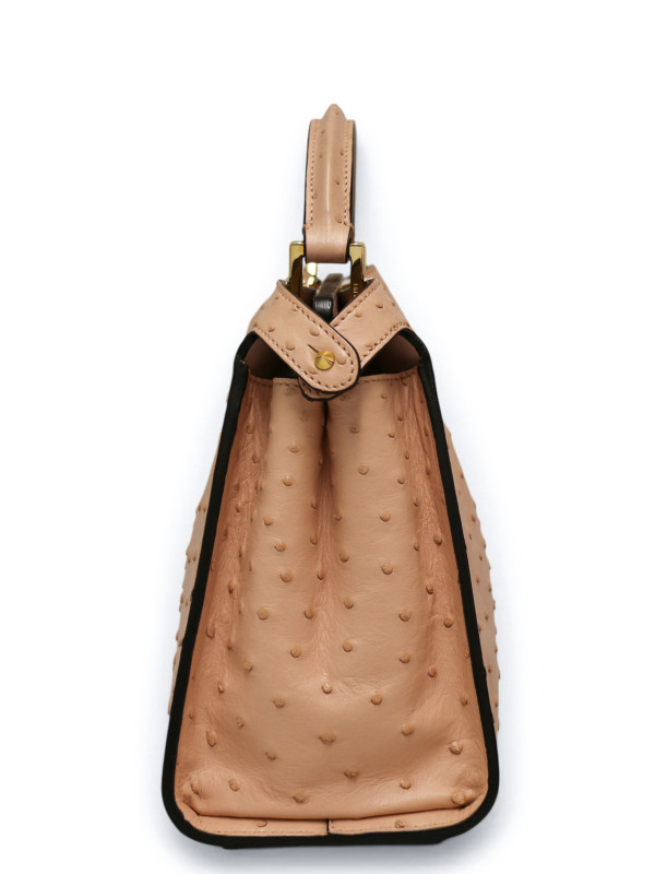 Peekaboo IseeU Fendi autruche beige rosé 2