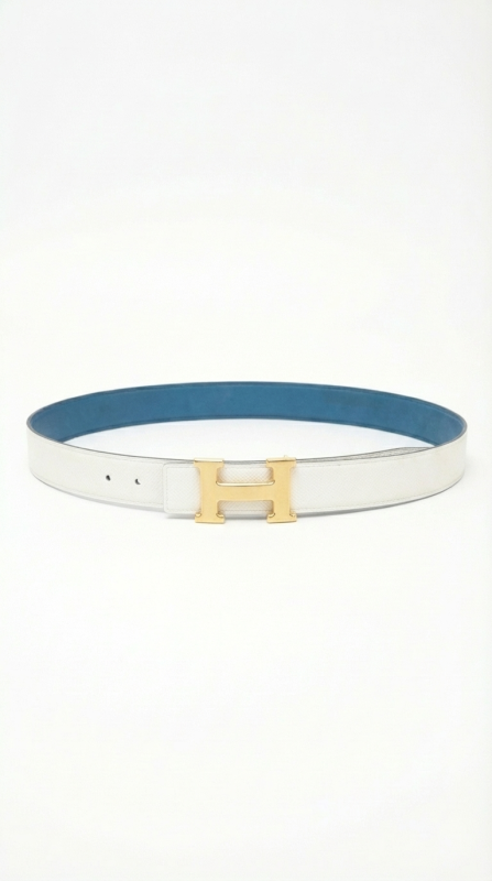 Ceinture HERMES réversible bicolore