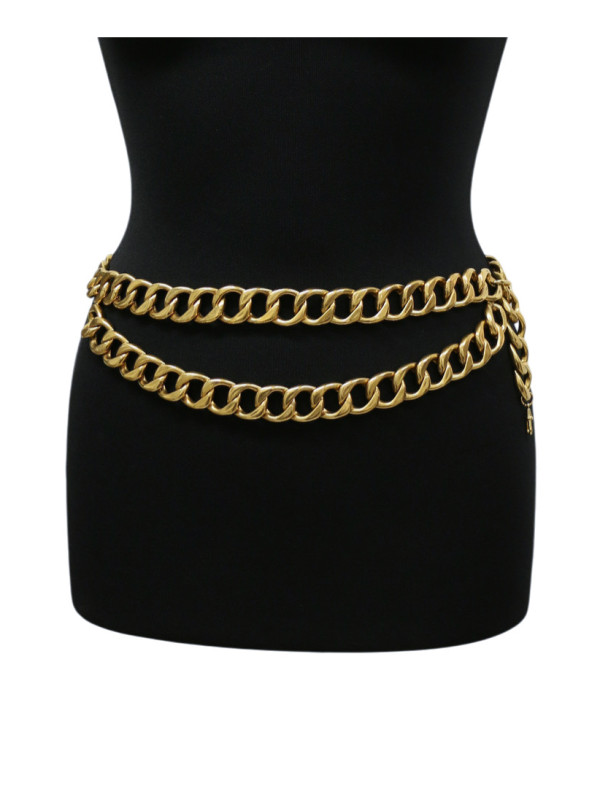 Ceinture Chanel chaîne dorée