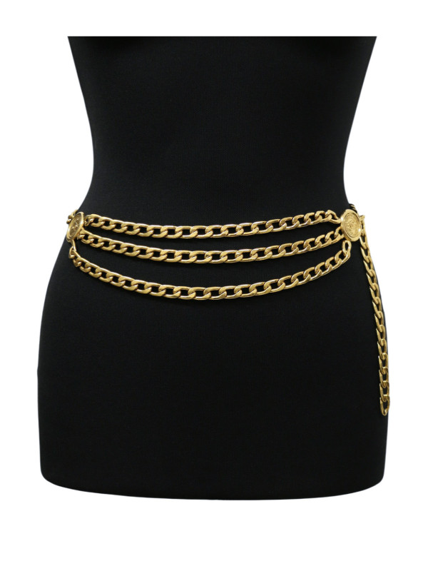 Ceinture CHANEL triple rangs Vintage
