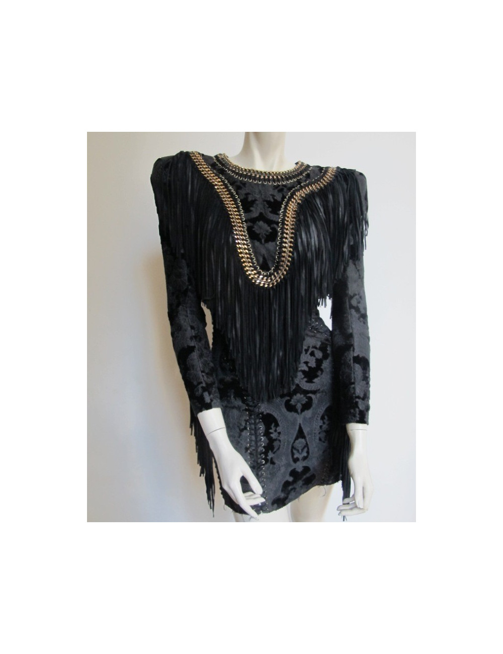 robe BALMAIN noire  t38