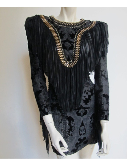 robe BALMAIN noire  t38