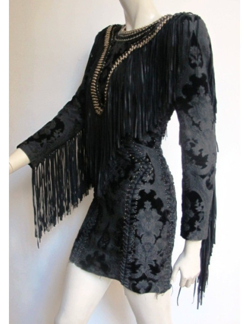 robe BALMAIN noire  t38