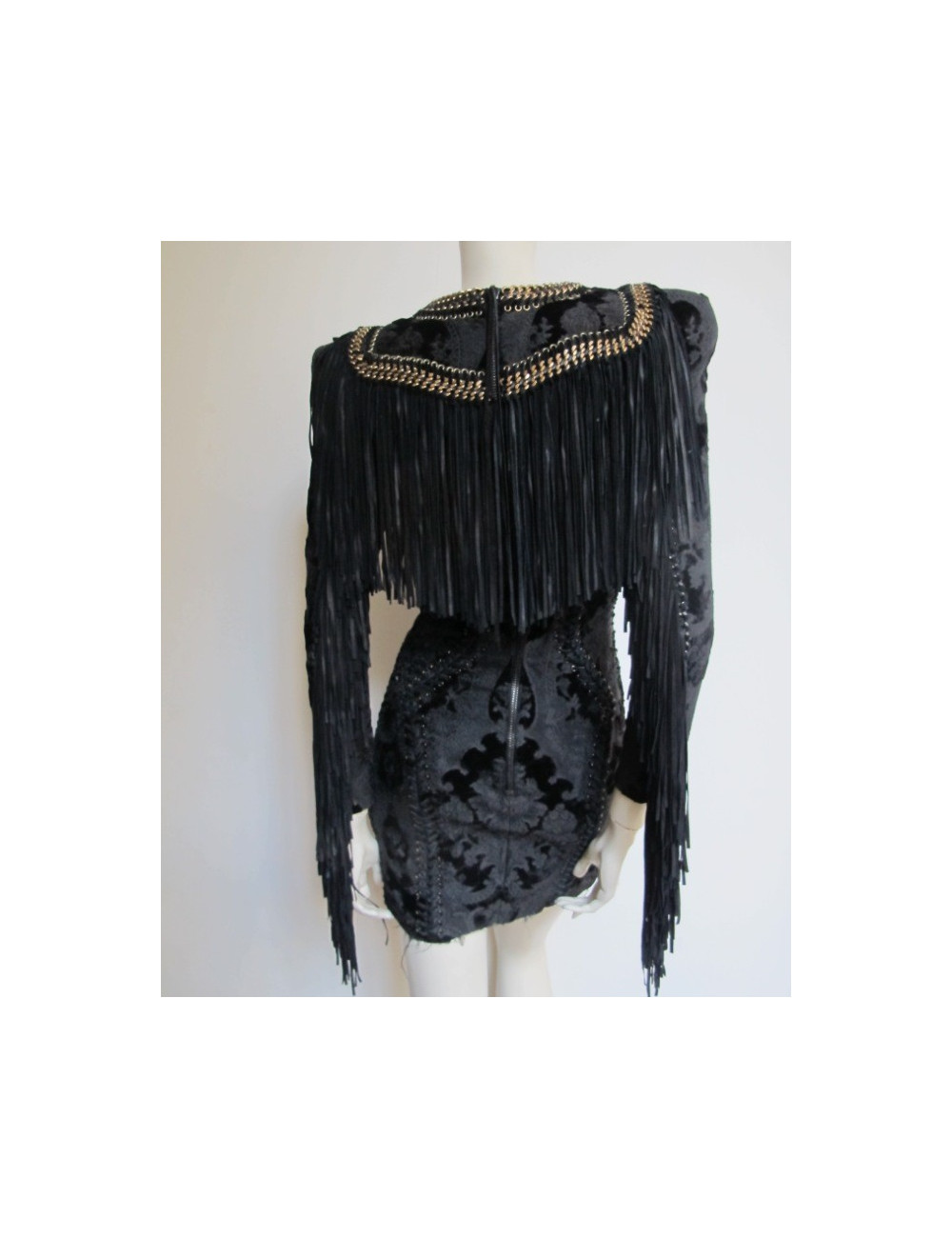 robe BALMAIN noire  t38