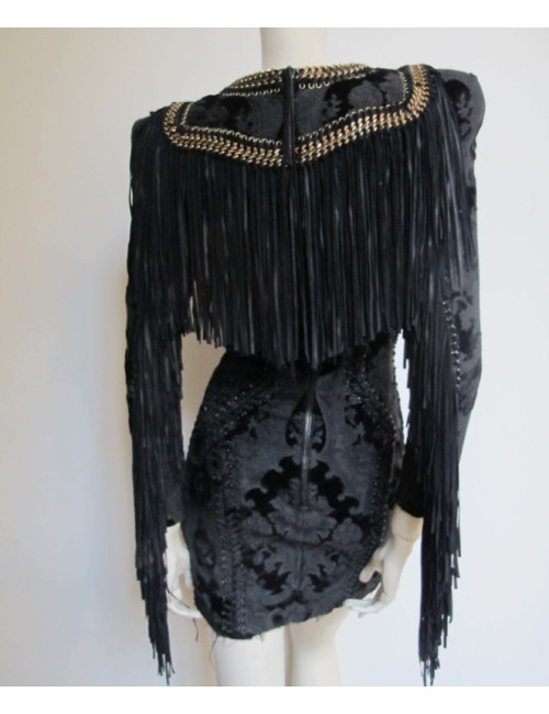 robe BALMAIN noire  t38