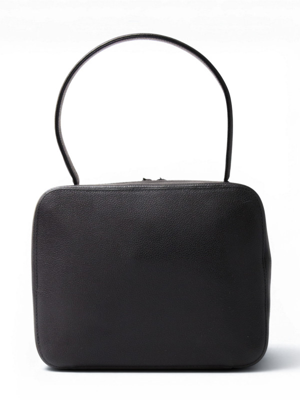 Sac Chanel cuir grainé noir