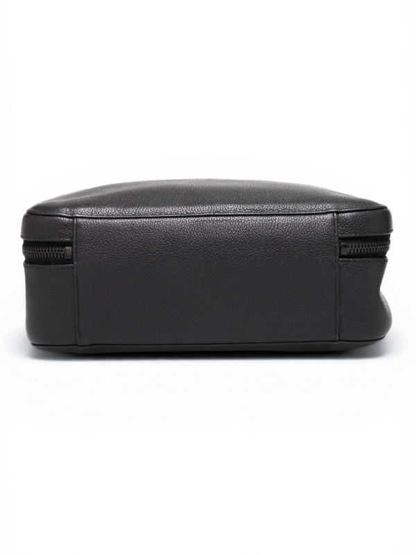 Sac Chanel cuir grainé noir