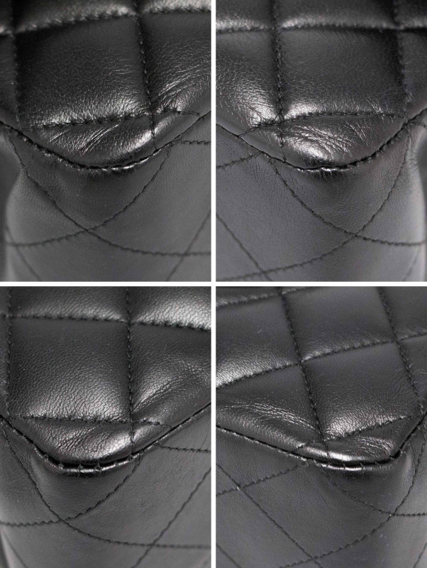 Timeless Chanel cuir matelassé noir