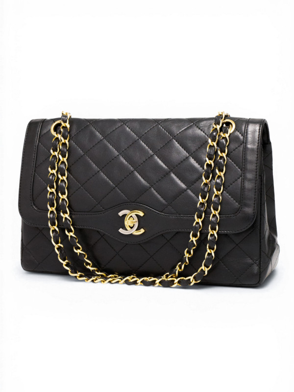 Sac Chanel Couture matelassé noir 2