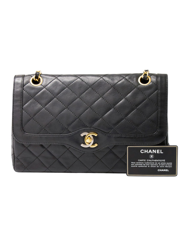 Sac Chanel Couture matelassé noir