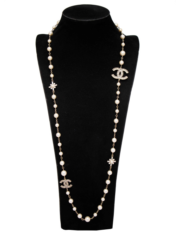 Sautoir Chanel perles