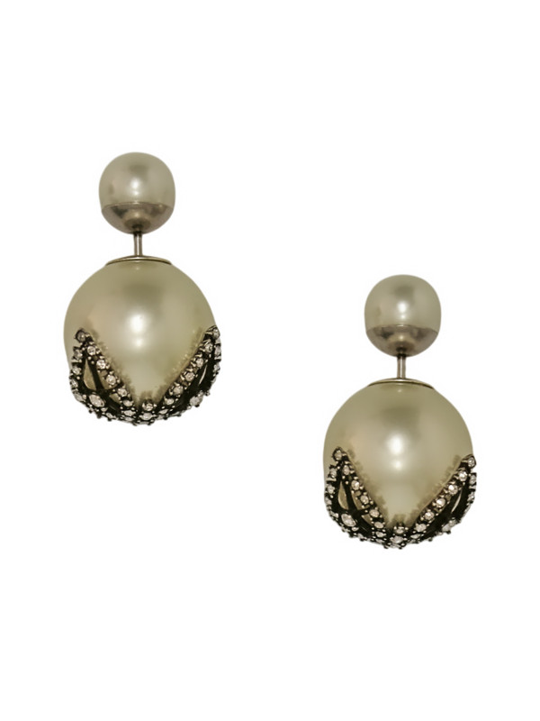 Tribales DIOR nacrées strass