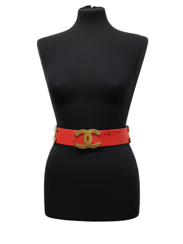 Ceinture Chanel CC Collection 1990 2