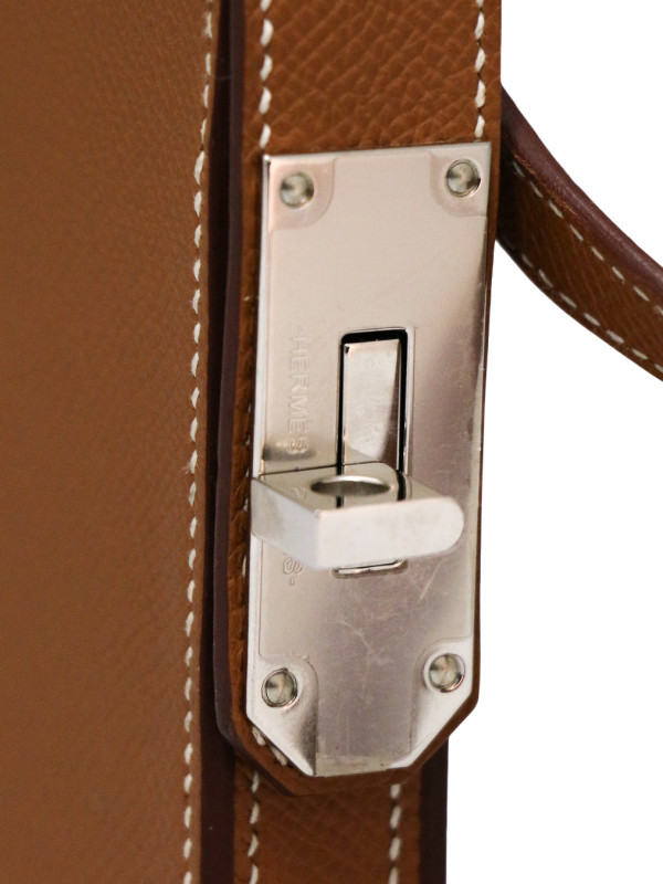 Coque de téléphone Hac a Box Hermès epsom gold 2