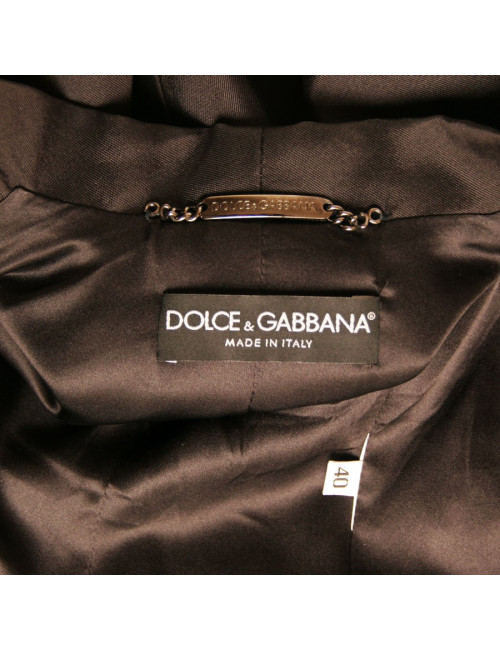 Veste longue Dolce & Gabbana T40
