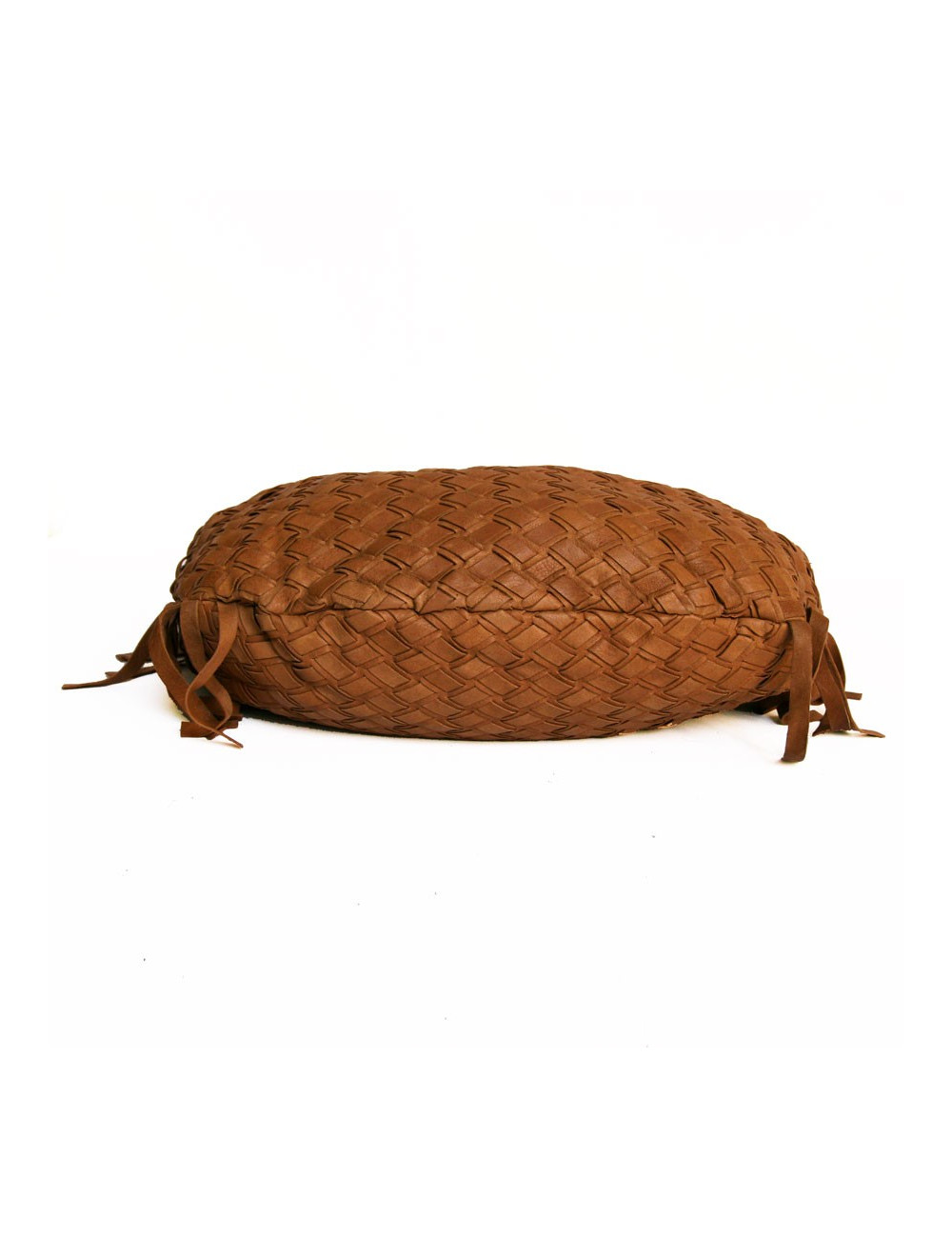 Sac MIU MIU cuir marron tréssé