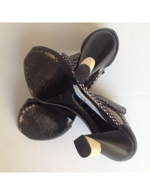 Sandales BALENCIAGA t 38.5   python 