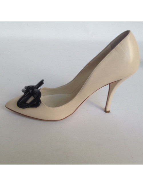 Escarpins RUPERT SANDERSON T39 cuir beige