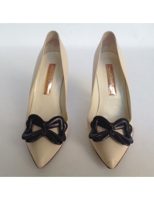 Escarpins RUPERT SANDERSON T39 cuir beige