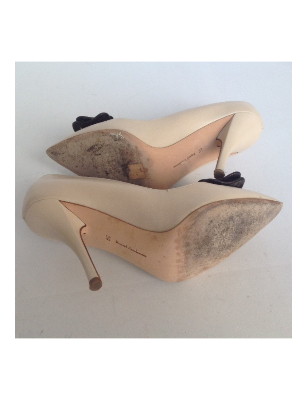 Escarpins RUPERT SANDERSON T39 cuir beige