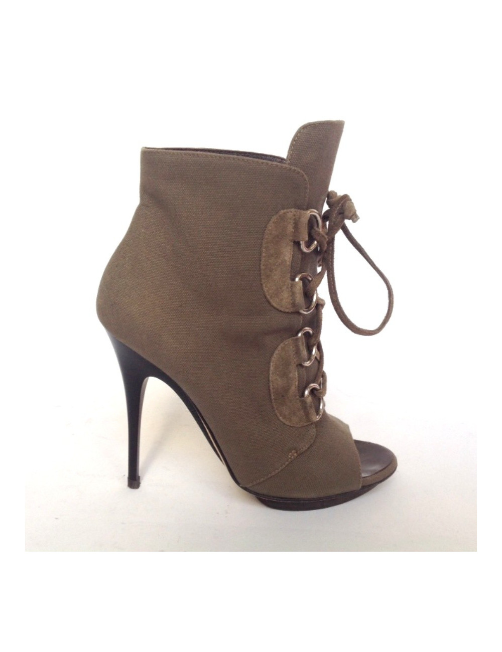 Sandales hautes GIUSEPPE ZANOTTI vert kaki T38