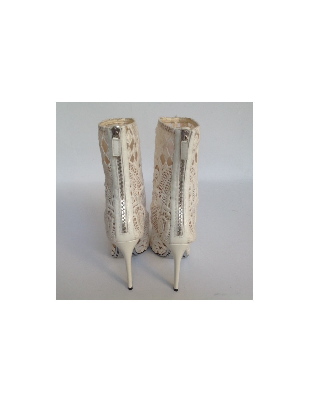 Bottines hautes  BALMAIN T39   dentelle