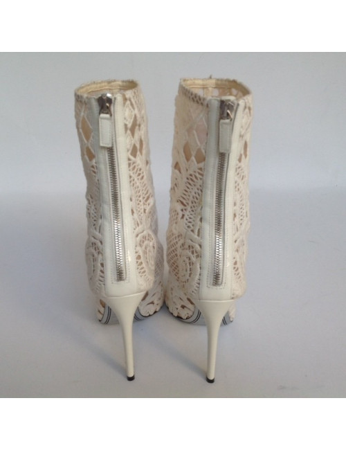 Bottines hautes  BALMAIN T39   dentelle