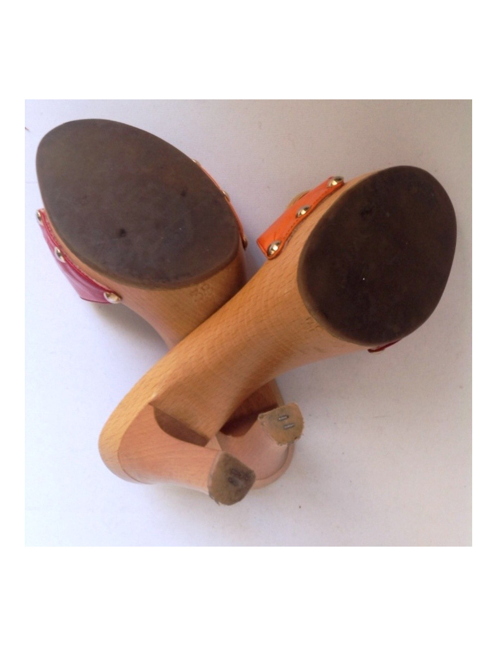 Sandales hautes CHRISTIAN DIOR T38 semelle en bois