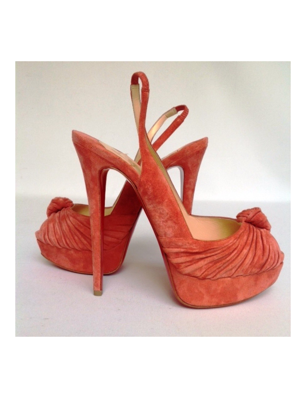 Sandales hautes CHRISTIAN LOUBOUTIN T40 'Melle Gres Zeppa'