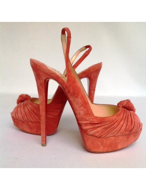 Sandales hautes CHRISTIAN LOUBOUTIN T40 'Melle Gres Zeppa'