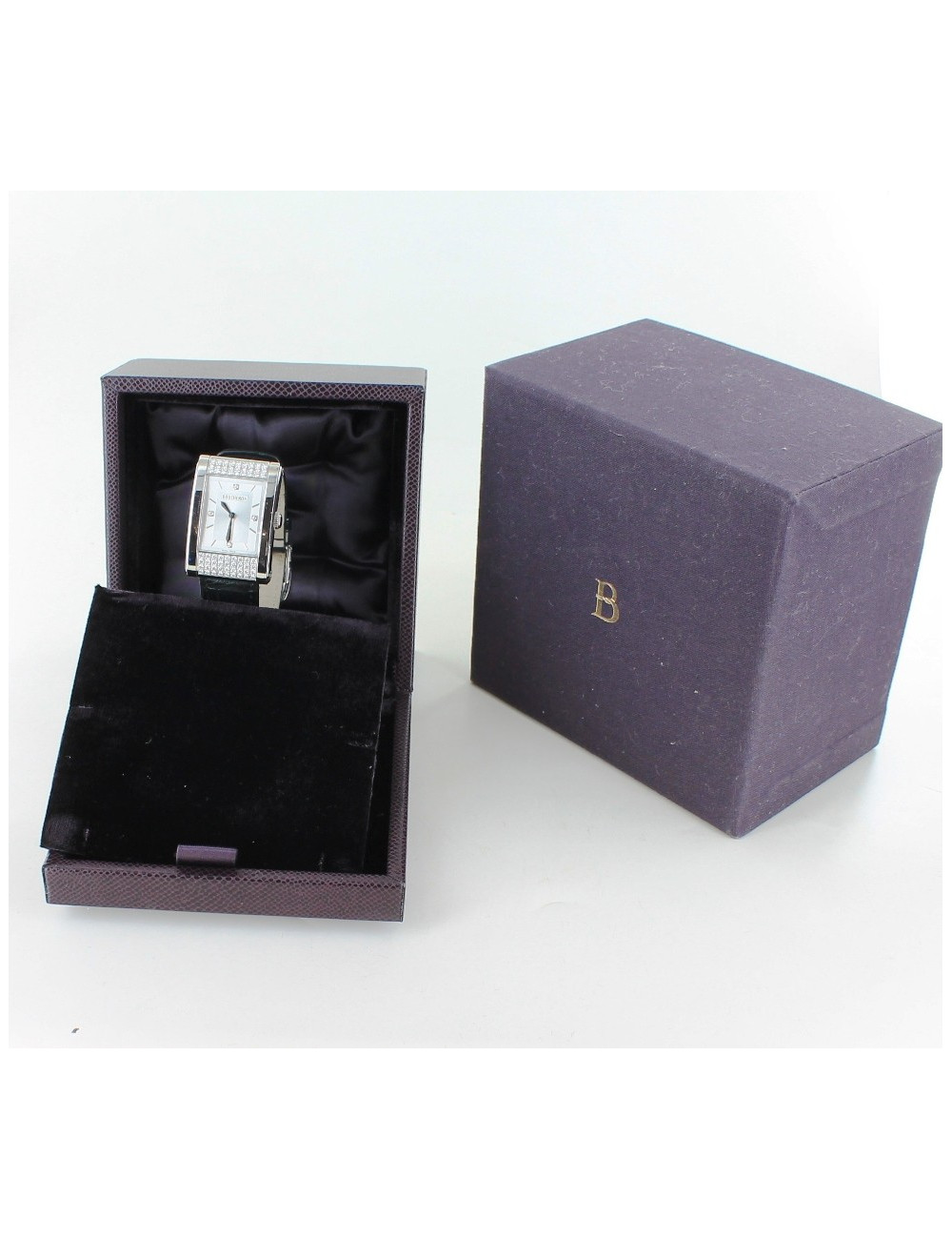 Montre "REFLET" BOUCHERON acier diamants