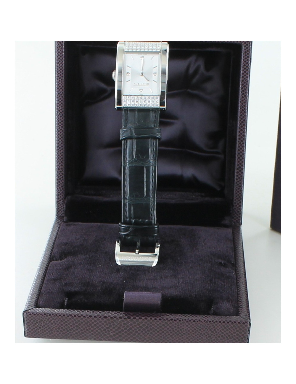 Montre "REFLET" BOUCHERON acier diamants