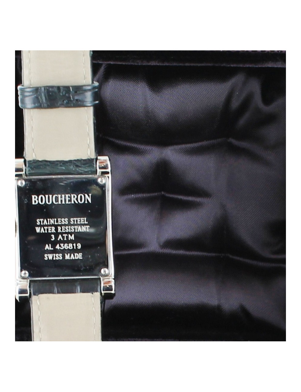 Montre "REFLET" BOUCHERON acier diamants