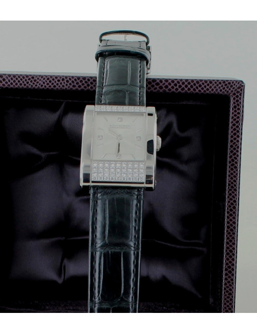 Montre "REFLET" BOUCHERON acier diamants