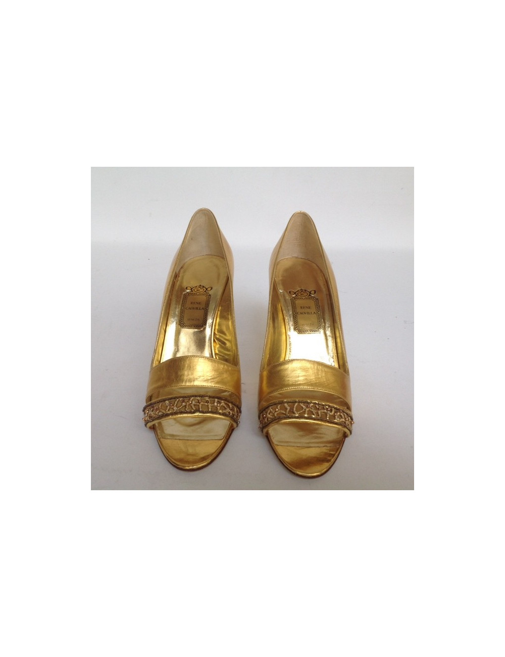 Escarpins CAOVILLA dorée T40 (8.5)