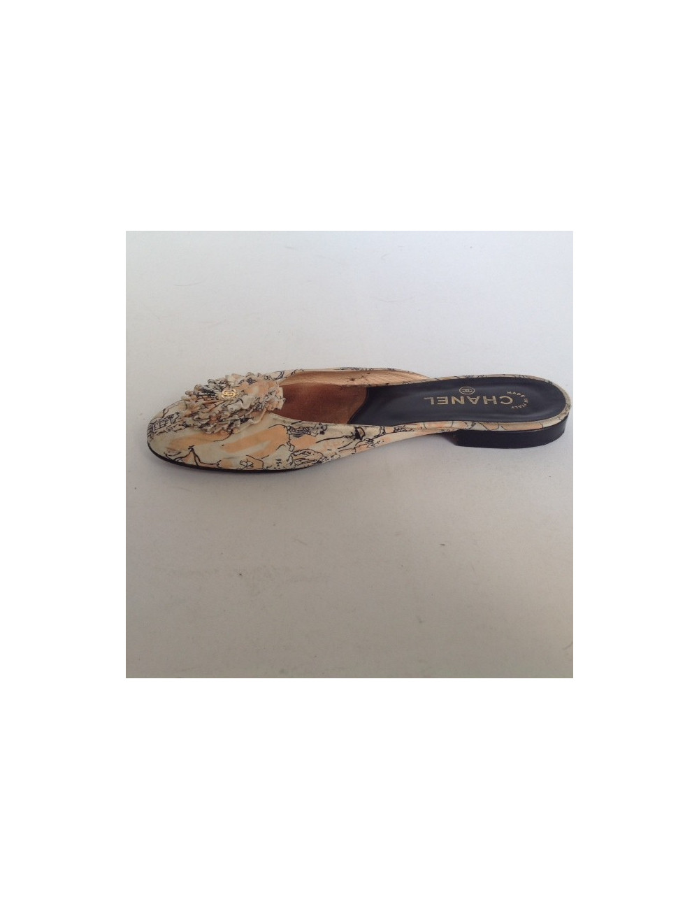 Sandales plates CHANEL T37.5 