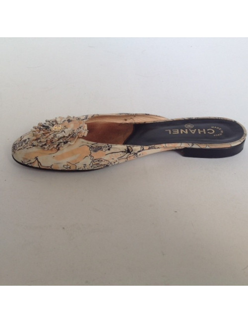 Sandales plates CHANEL T37.5 