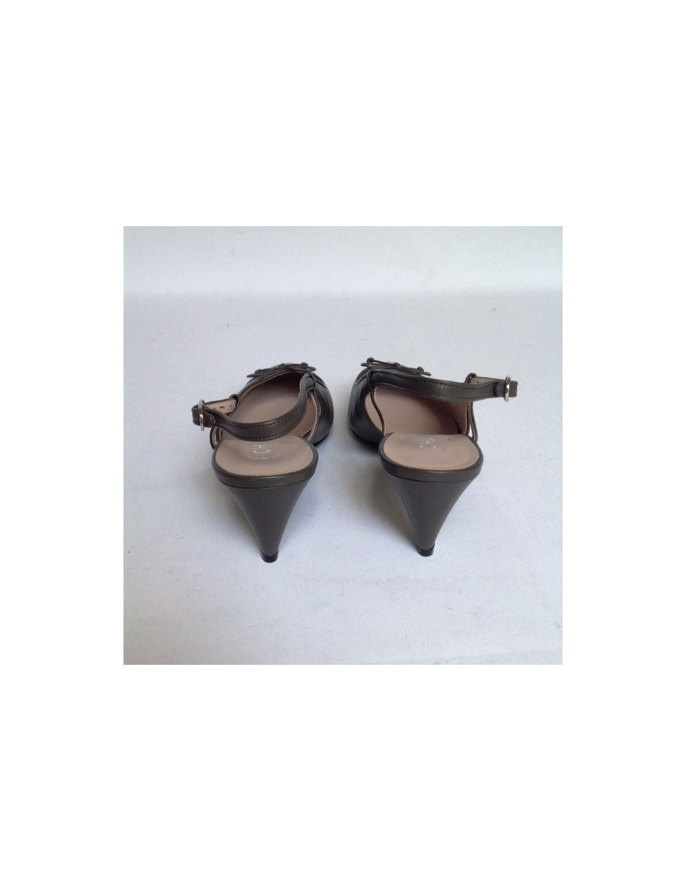 Sandales à talons CHANEL T 41.5 argentée