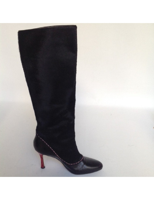 bottes MANOLO BLAHNICK T 38 poulain