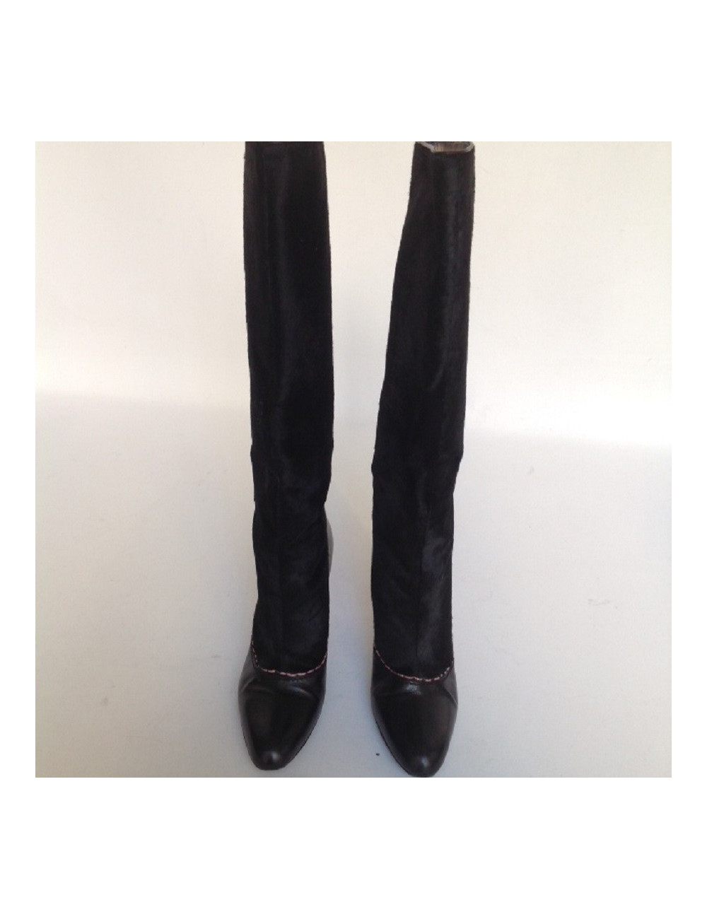 bottes MANOLO BLAHNICK T 38 poulain
