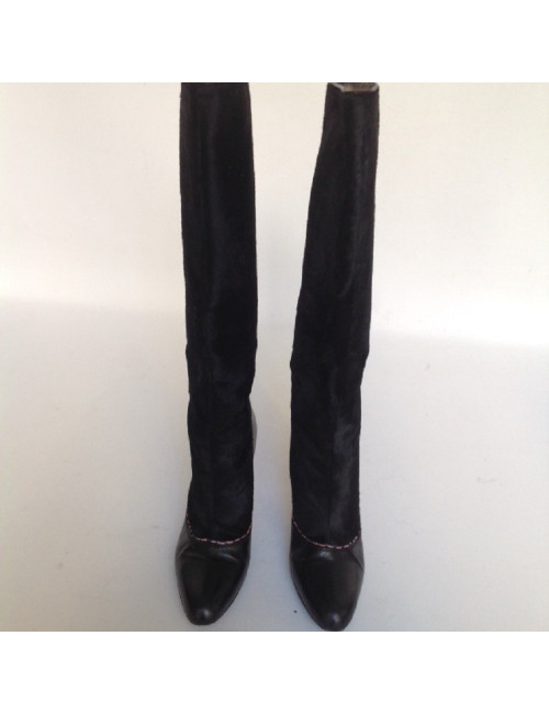 bottes MANOLO BLAHNICK T 38 poulain