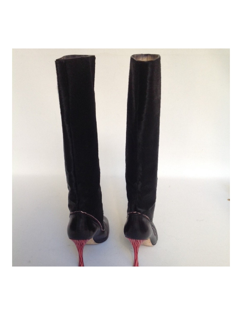 bottes MANOLO BLAHNICK T 38 poulain