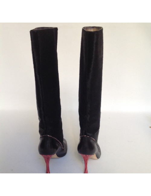 bottes MANOLO BLAHNICK T 38 poulain