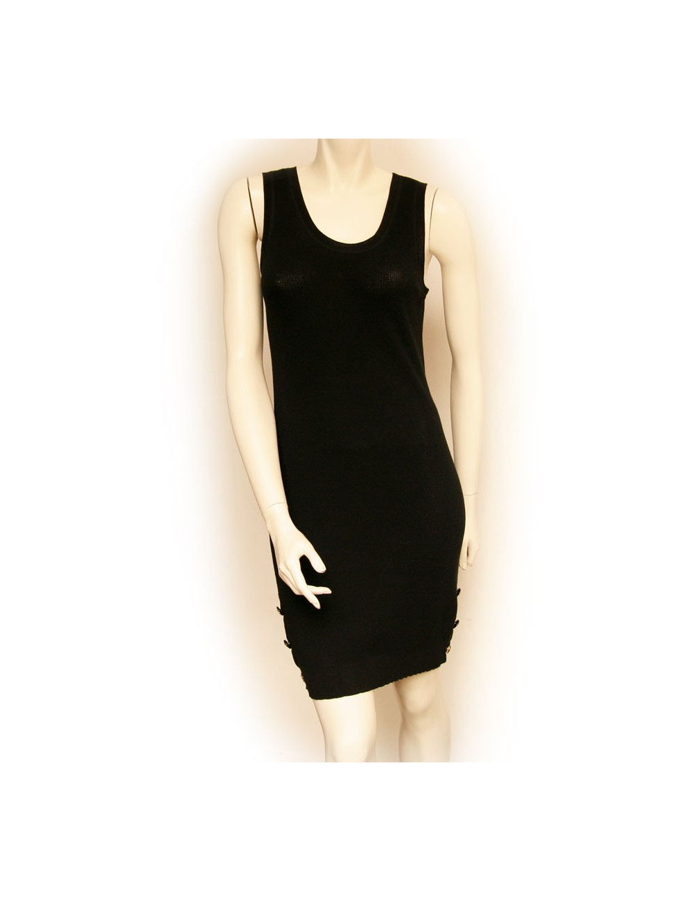 Robe CHANEL coton noir