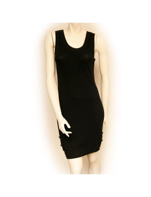 Robe CHANEL coton noir