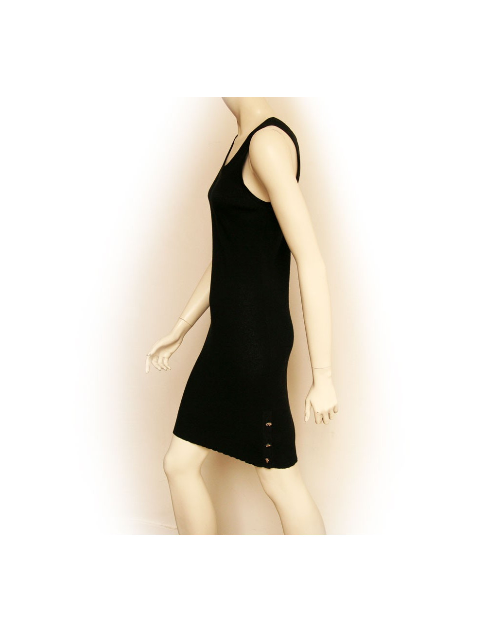 Robe CHANEL coton noir